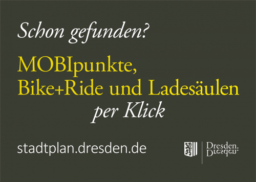 Das Plakat zum Themenstadtplan. Foto: Landeshauptstadt Dresden