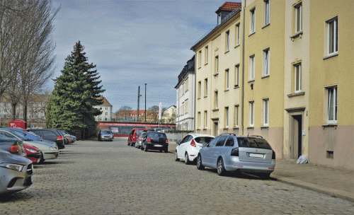 Blick in die Kunzstraße. Foto: Brendler