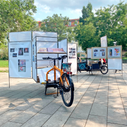 Im vergangenen Jahr gab es zum ersten Mal eine Fahrradkorso-Kunstaktion im Rahmen des „LackStreicheKleber – Urban Art Festival Dresden“ statt. Foto: LackStreicheKleber e.V.