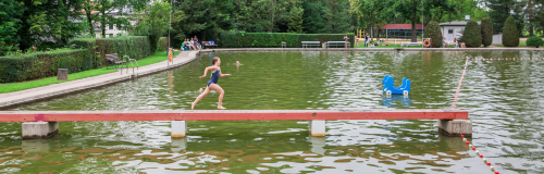 Badespaß in Langebrück. Foto: Dresdner Bäder GmbH