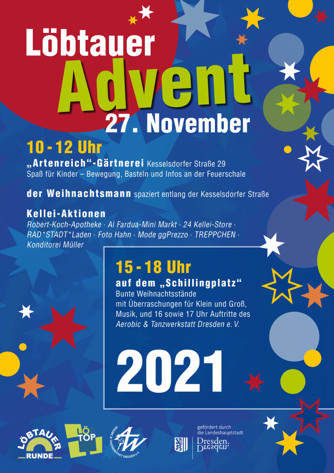Plakat Löbtauer Advent 2021
