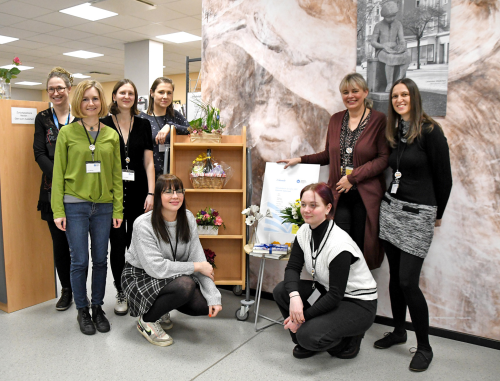 Das Team der Bibliothek Südvorstadt. Foto: Städtische Bibliotheken Dresden