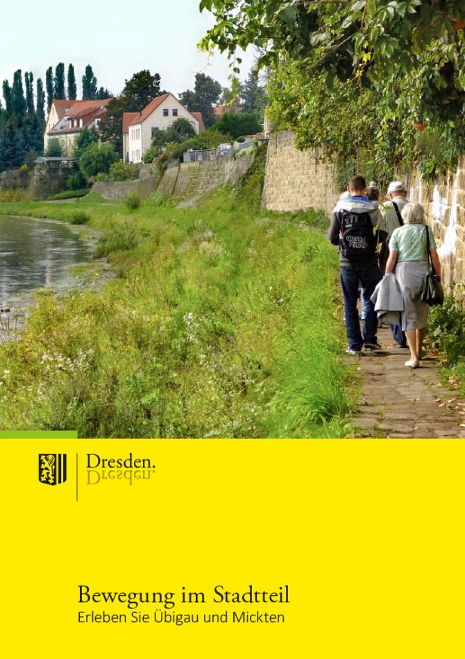 Bewegung im Stadtteil Übigau und Mickten - Visualisierung: Stadtverwaltung Dresden