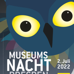 City-Light-Plakat „Museumsnacht Dresden“. Grafik: PR