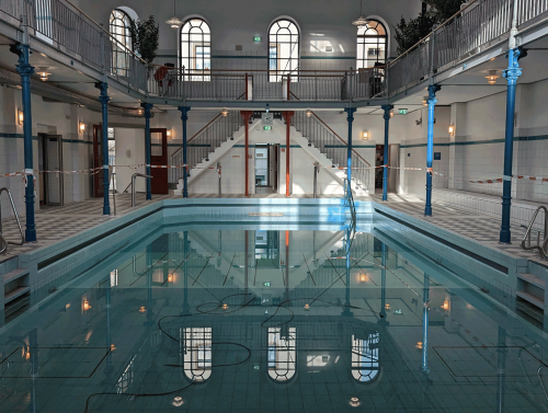 Badefreunde können sich darauf freuen, ab 3. März wieder im Nordbad zu schwimmen. Foto: Dresdner Bäder GmbH