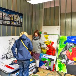 Mehrere Künstler öffnen wieder in der einstigen Schokofabrik in Johannstadt ihre Ateliers am 16. November. Foto: PR