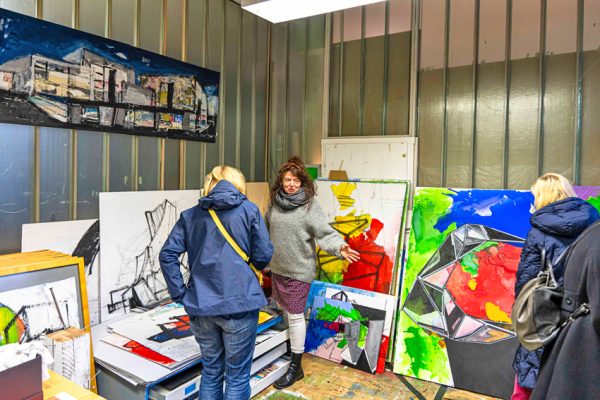 Mehrere Künstler öffnen wieder in der einstigen Schokofabrik in Johannstadt ihre Ateliers am 16. November. Foto: PR