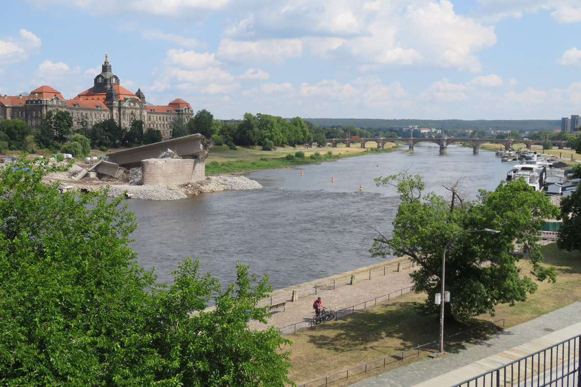 Carolabrücke: Abriss schneller als geplant Carolabrücke: Abriss schneller als geplant