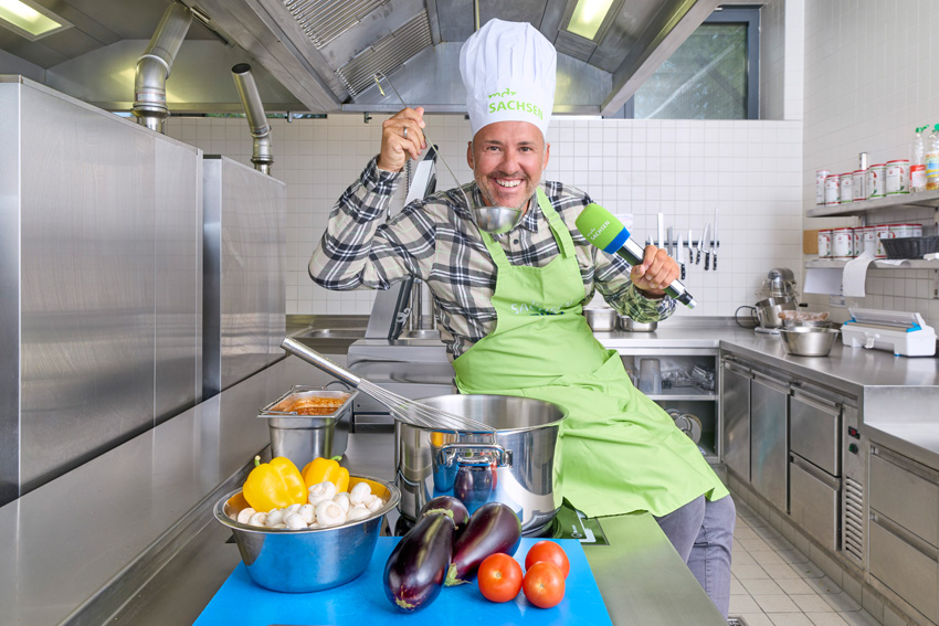 „Auf die Suppe, fertig, los!“ „Auf die Suppe, fertig, los!“