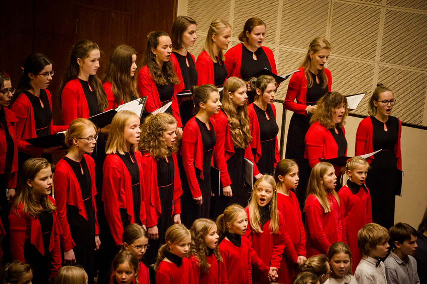 Mit vielfältigem Repertoire begeistert der Dresdner Mädchenchor sein Publikum. Foto: Katharina Fritze