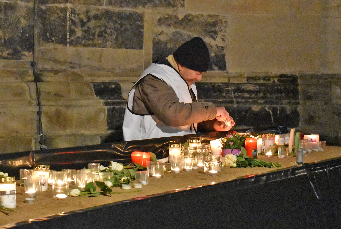 Stilles Gedenken am 13. Februar. Foto: Archiv