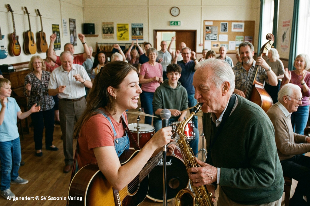 Neue Band- und Workshopangebote - AI generiert @ SV Saxonia Verlag