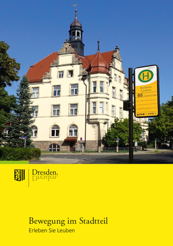 Eine Broschüre lädt ein, den Stadtteil Leuben zu Fuß zu erkunden. Foto: LHD