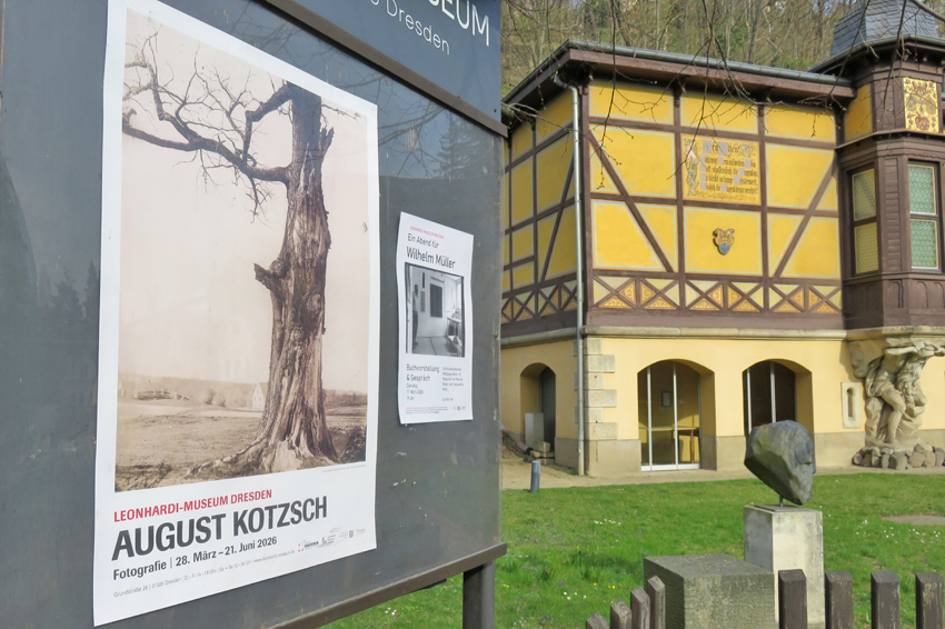 Die Ausstellung im Leonhardi-Museum in der Grundstraße würdigt den Fotopionier August Kotzsch. Foto: Pohl