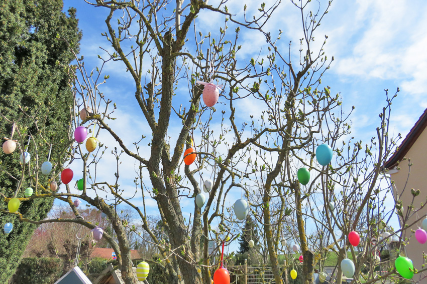 So wünschen wir uns das Osterwetter: Sonnig, trocken und mild, mit einigen Fotowölkchen. Was wir bekommen? Die Meteorologen sprechen von einem „Überraschungsei“: Es ist alles drin in der Wetterküche, neben Sonnenschein auch Regen und ein paar Windböen. Foto: Pohl