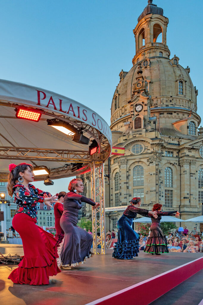 Nach Flamenco wird nun zur Walzer-Sommernacht auf den Neumarkt eingeladen. Foto: Palais Sommer