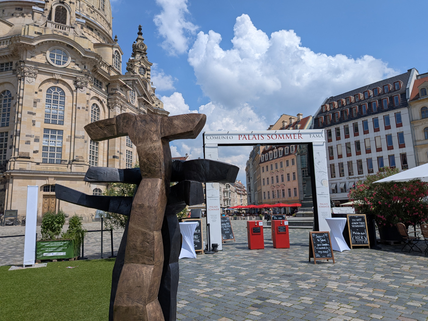 Der Palais Sommer erwartet seine Gäste. Foto: Pohl