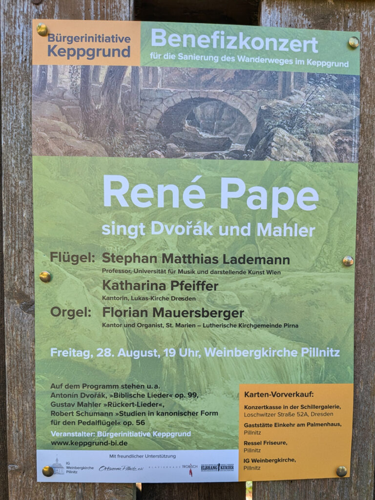 Einladung der Bürgerinitiative Keppgrund zum Benefizkonzert. Foto: Pohl