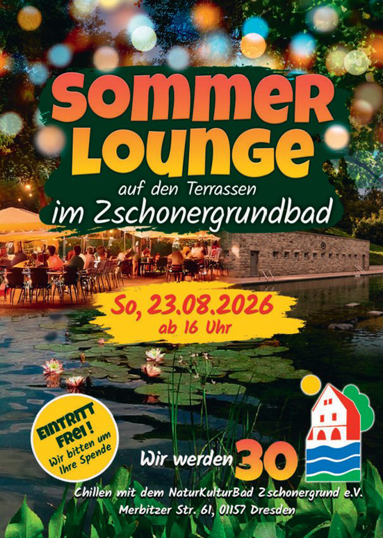 Einladung zur Sommerlounge. Foto: PR