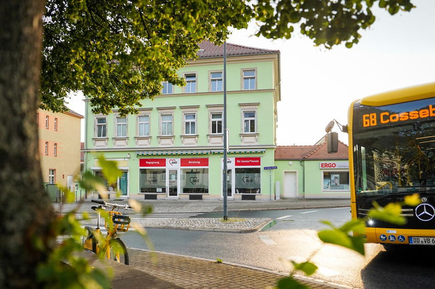 Der neue Seniorentreffpunkt in Leubnitz-Neuostra ist zentral gelegen. Foto: AWO