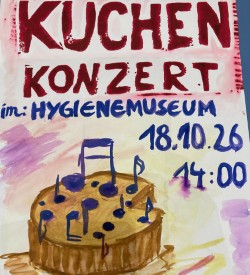 Einladung zum Kuchenkonzert. Foto: Institut für Gute Laune